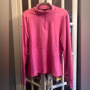 Spyder Women's Vibrant Pink Quarter-Zip Sweatshirt NWT